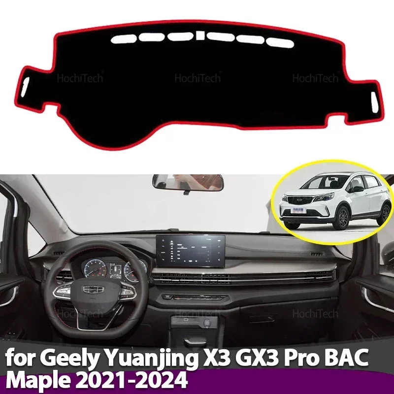 Alfombra antideslizante para salpicadero Geely Yuanjing X3 2021-2024