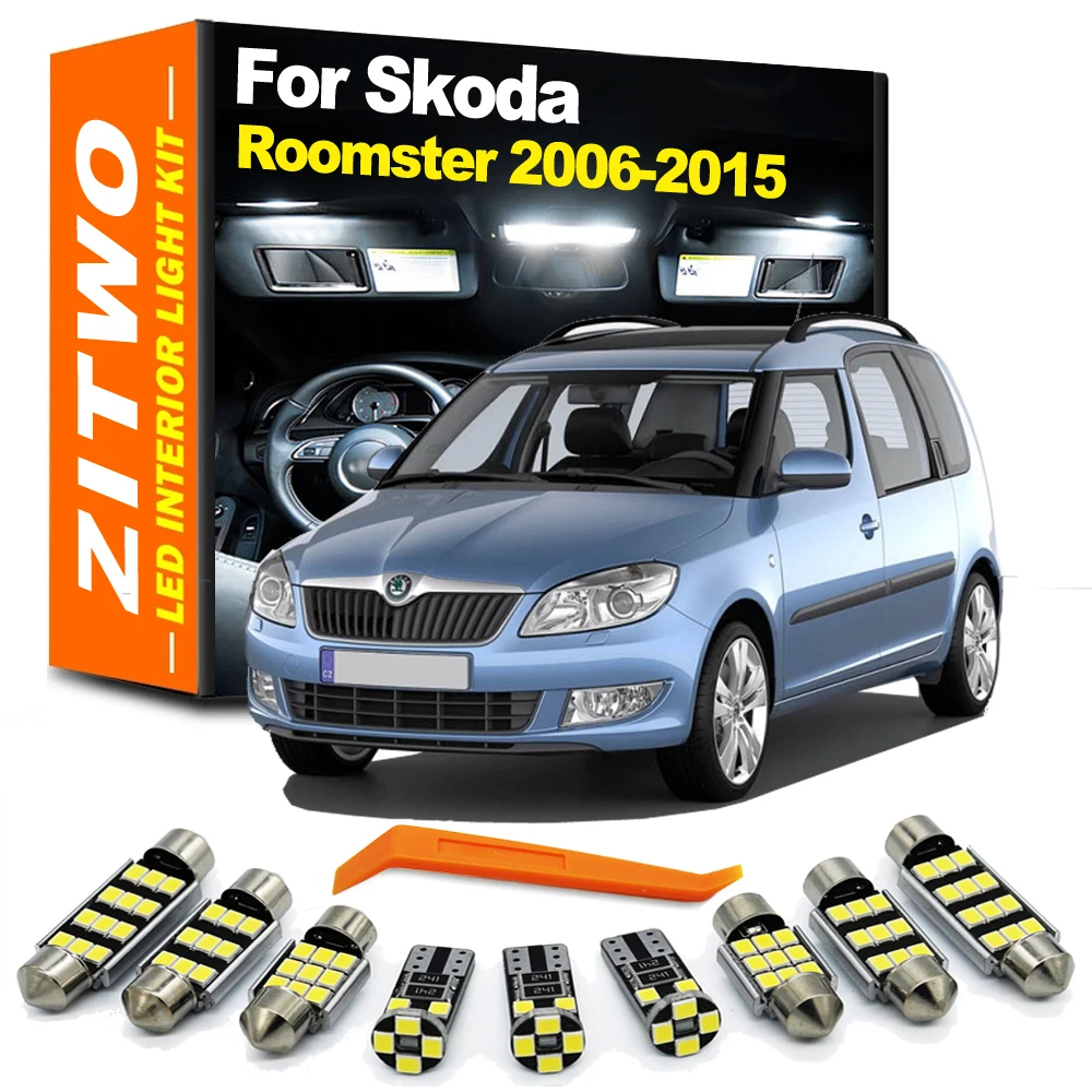 ZITWO bombillas LED interior Canbus para Skoda Roomster 2006-2011