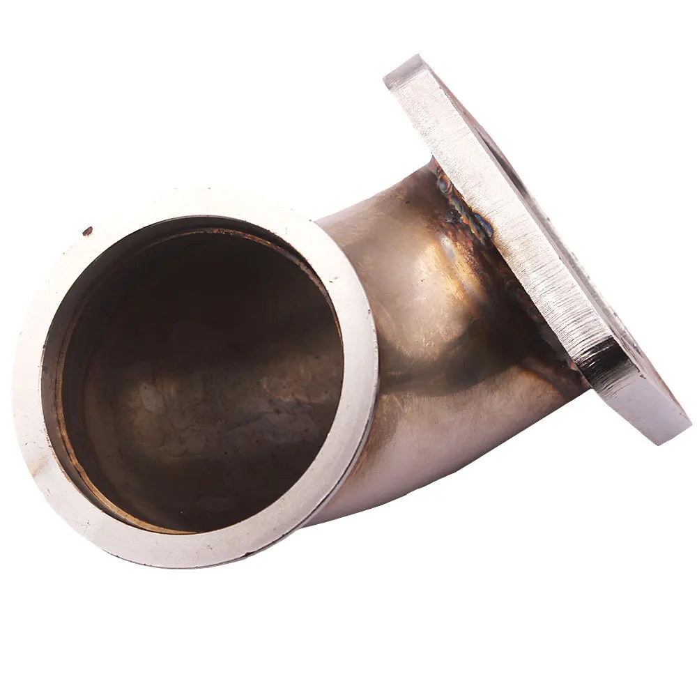 Adaptador V-Band de escape 90° inoxidable – turbo T3/T4 - imagen 5