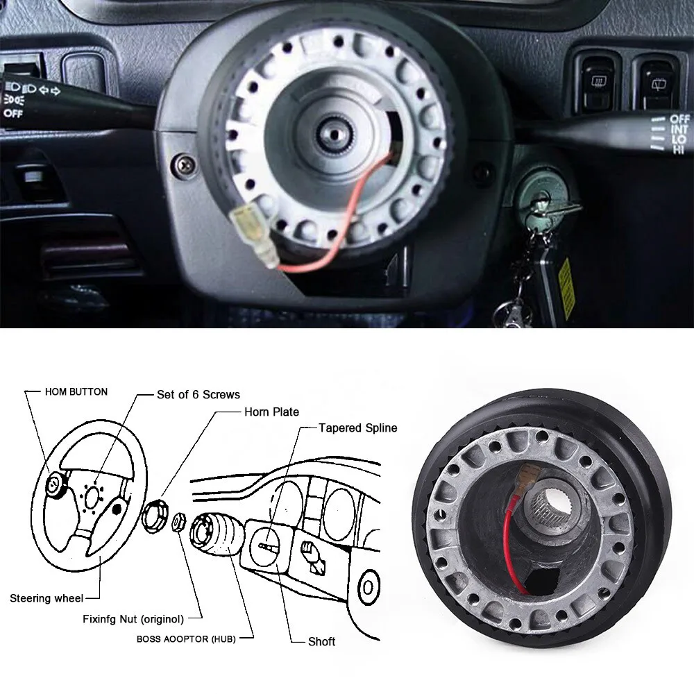 Kit Boss Adaptador Cubo Volante Honda Civic EG 1992-1995 - imagen 3