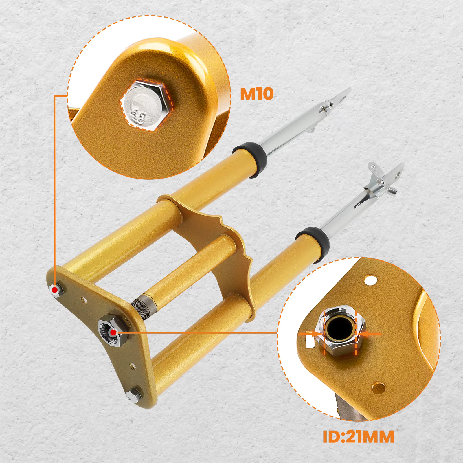 Horquilla de suspensión delantera para Honda XR50/CRF50 (2004-2014) - imagen 5
