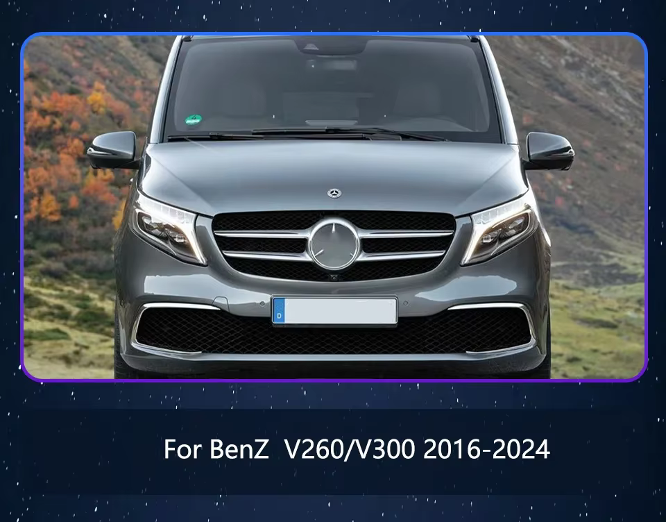 Vista frontal instalada Clase S Style