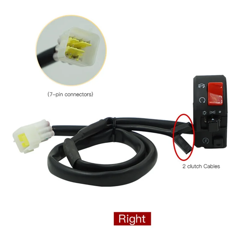 Interruptor manillar AB56 universal – giro arranque antiniebla moto - imagen 4