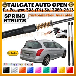 Puntales de maletero Peugeot 308 T7 SW 2007-2013 con resorte