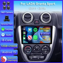 Radio multimedia Android 15 con CarPlay para LADA Granta Sport