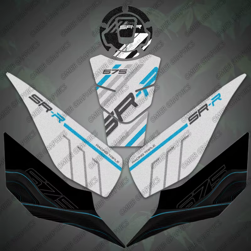 Protector depósito 3M pegatina esmerilada – CFMOTO 675SR-R - imagen 2