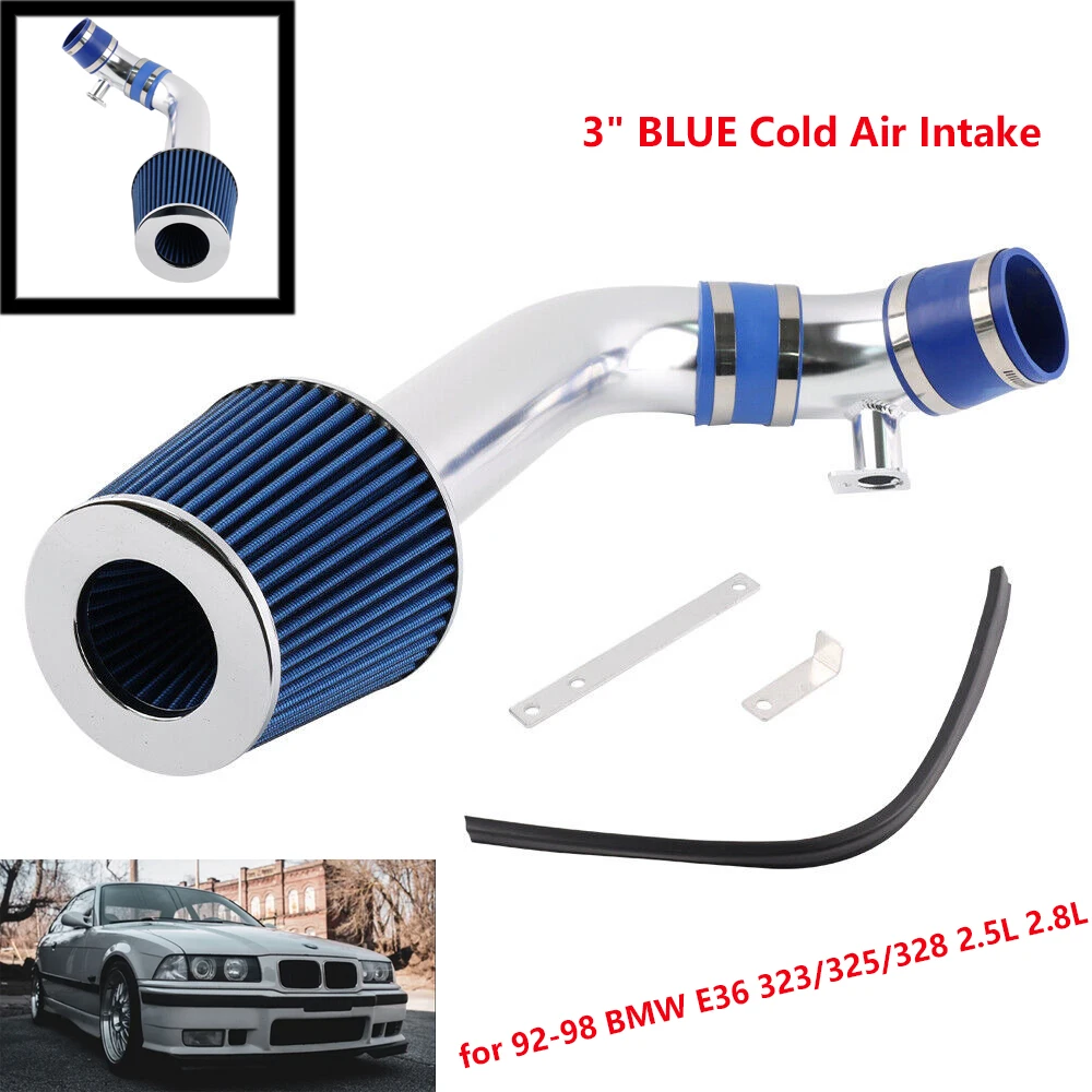 Kit admisión aire frío con filtro azul – BMW Serie 3 E36 2.5/2.8