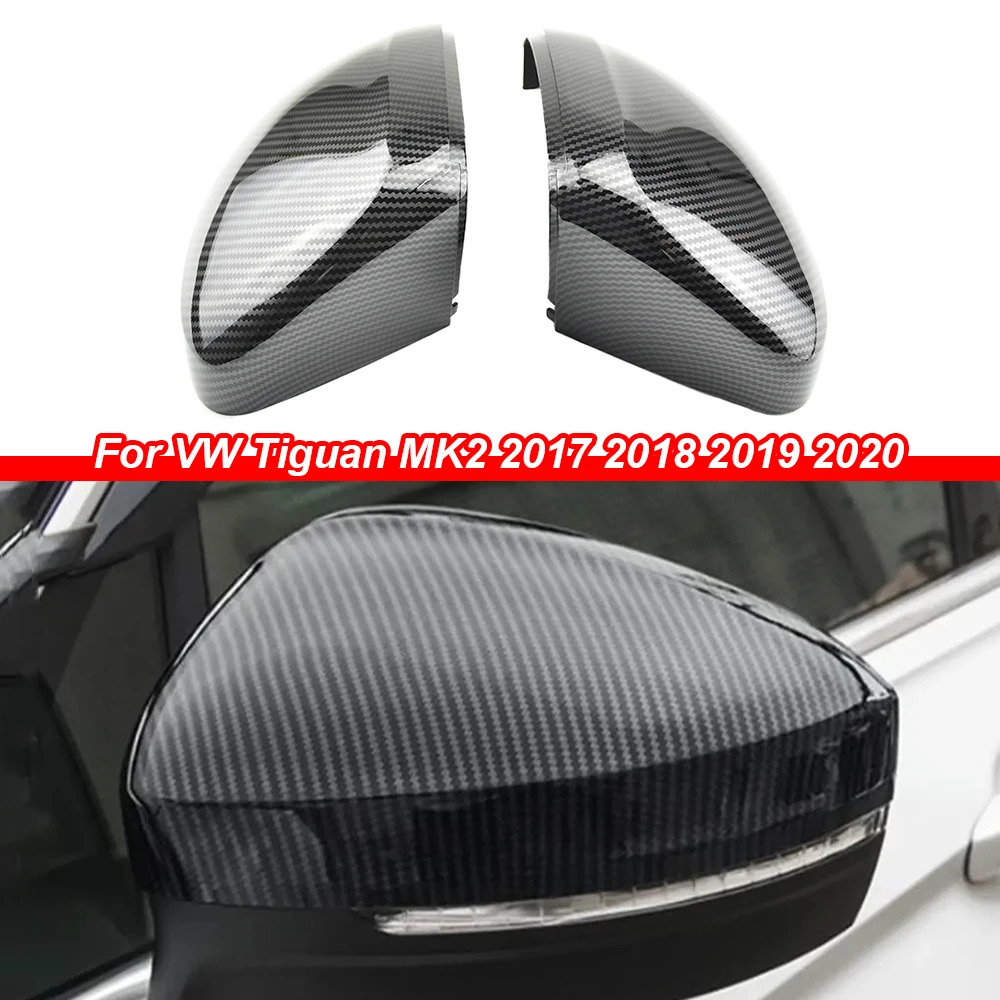 Tapas de espejo retrovisor VW Tiguan Allspace MK2 2017-2020 carbono - imagen 3