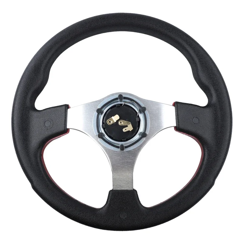 Volante de drift 320mm universal PVC y aluminio ligero - imagen 5