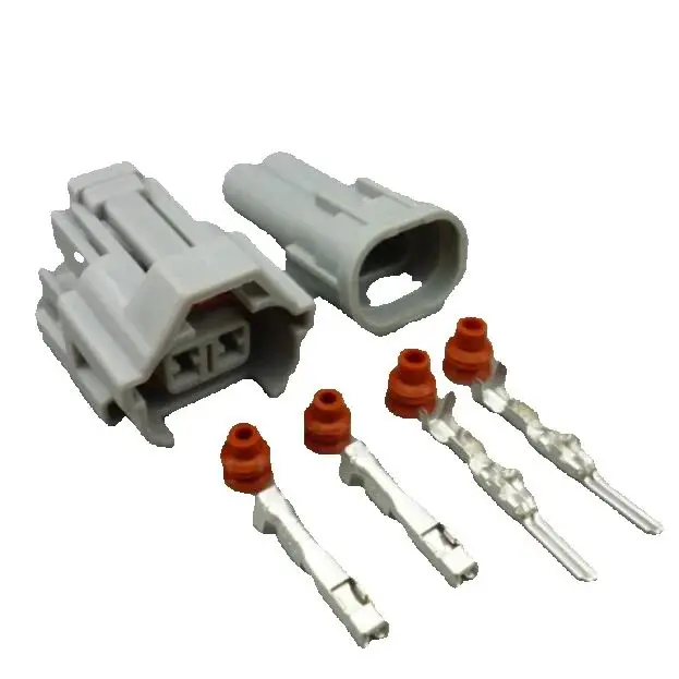 Shhworldsea Conector macho-hembra 2 pines 2 mm, reemplazo 6189-0060 - imagen 2