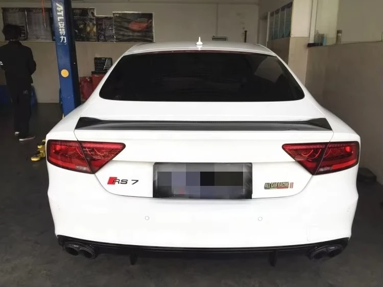 Alerón trasero carbono estilo KZ para Audi A7/S7/RS7 2013-2015 - imagen 3