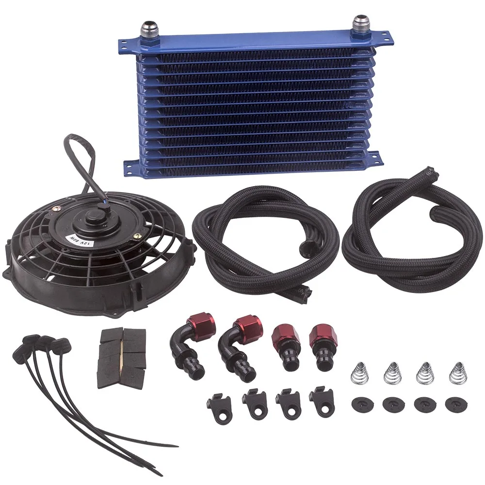 Kit completo de enfriador de aceite con ventilador eléctrico