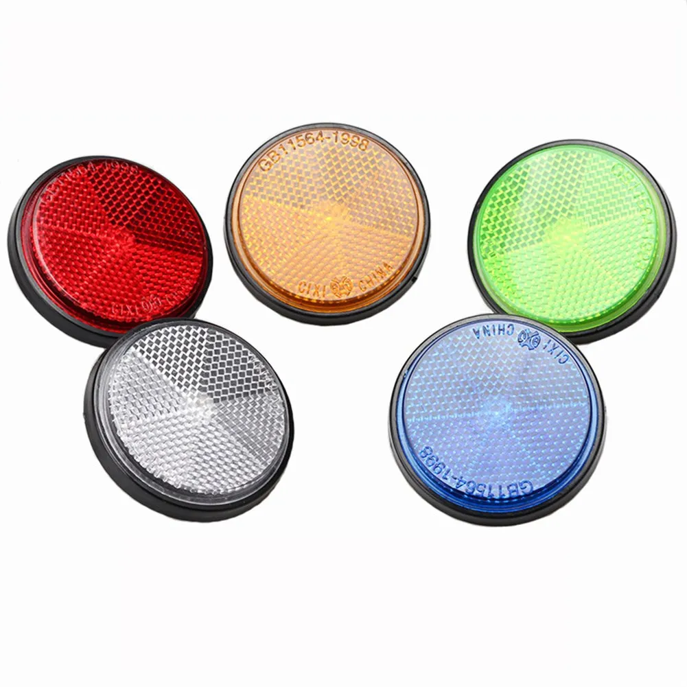 Reflector circular con fijación de tornillo para coche, moto y camión