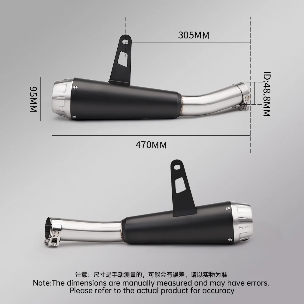 Tubo intermedio de escape en fibra de carbono – Honda XL750 2023 - imagen 3