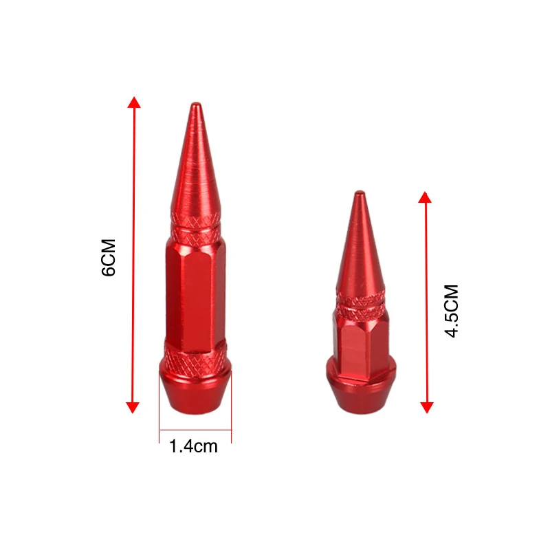 Tapas de válvula con pinchos 45mm – anti polvo para ruedas - imagen 2
