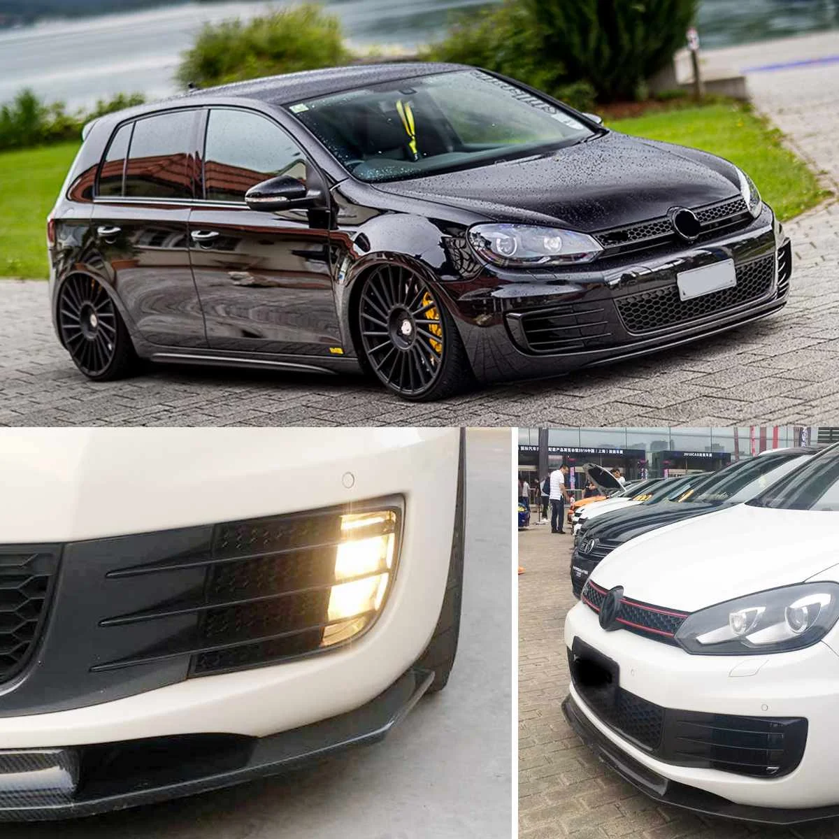 Rejilla antiniebla delantera VW Golf 6 GTI/GTD/R 2008-2013 - imagen 5