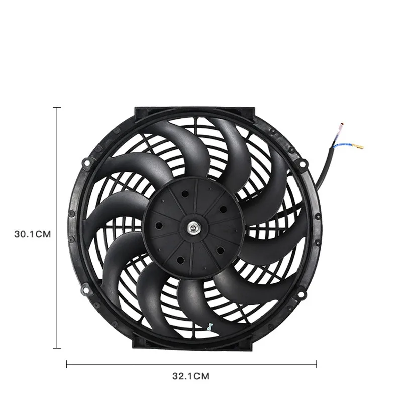 Electroventilador de radiador 12 V 80 W – 12 pulgadas - imagen 2
