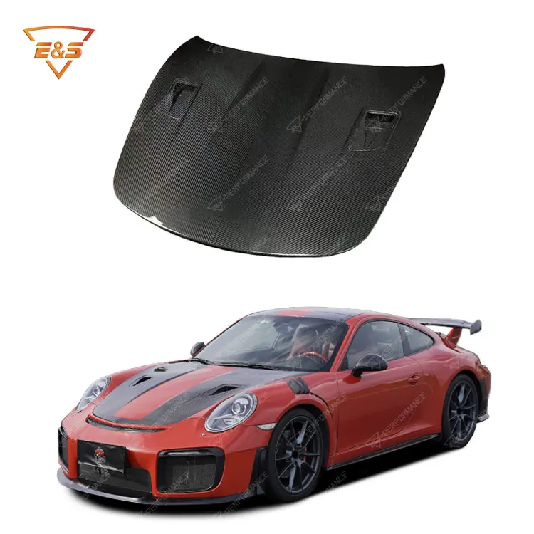 Capó fibra carbono Porsche 911 – estilo sport tuning