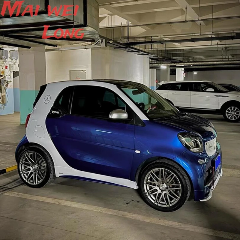 Kit carrocería Smart Forfour 453 sin pintar – faldones laterales y alerón - imagen 3
