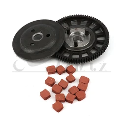Pastilla de embrague para motor de bicicleta de 2 tiempos, 49–80 cc