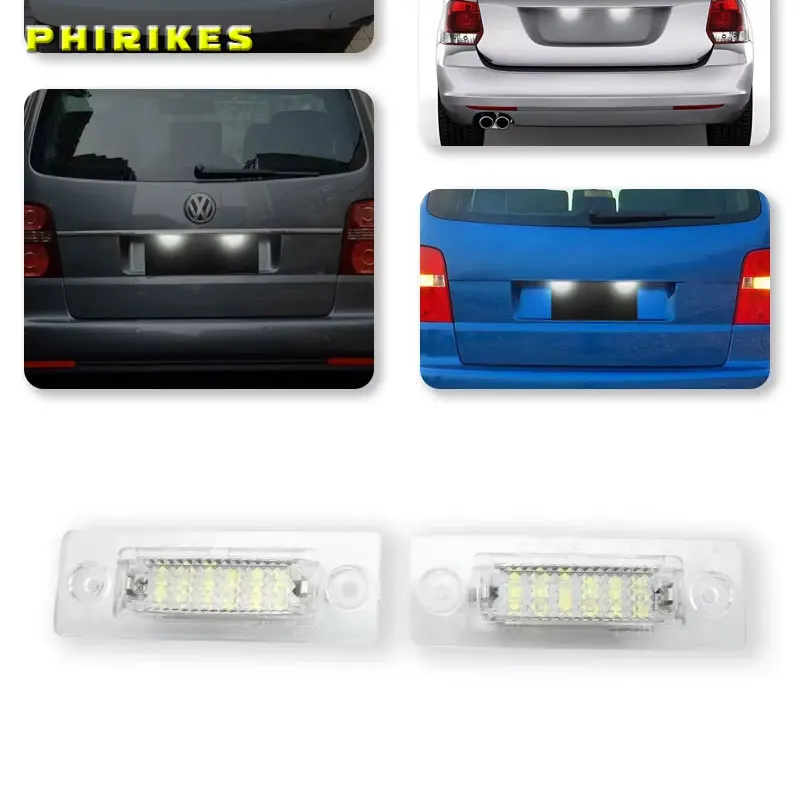 Bombillas LED matrícula Canbus VW Passat Golf Jetta MK5