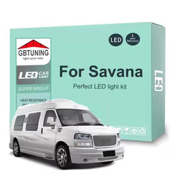 Kit de bombillas LED interiores Canbus para GMC Savana