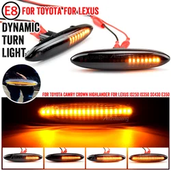 Intermitente lateral LED dinámico para Lexus IS IS350 Mark X SC430