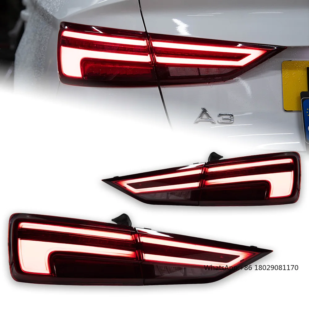 Luz trasera LED Audi A3 8V sedán señal dinámica 2013-2019
