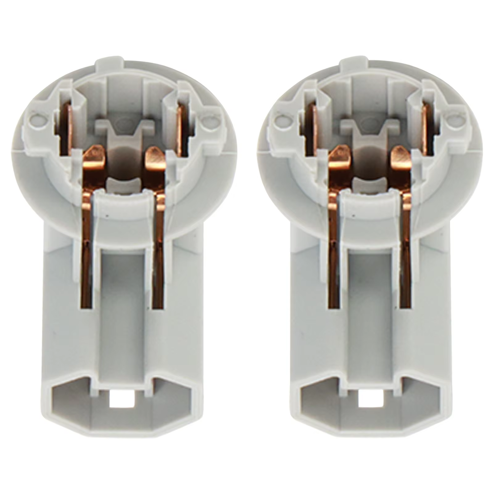 Detalle del adaptador de luz de matrícula