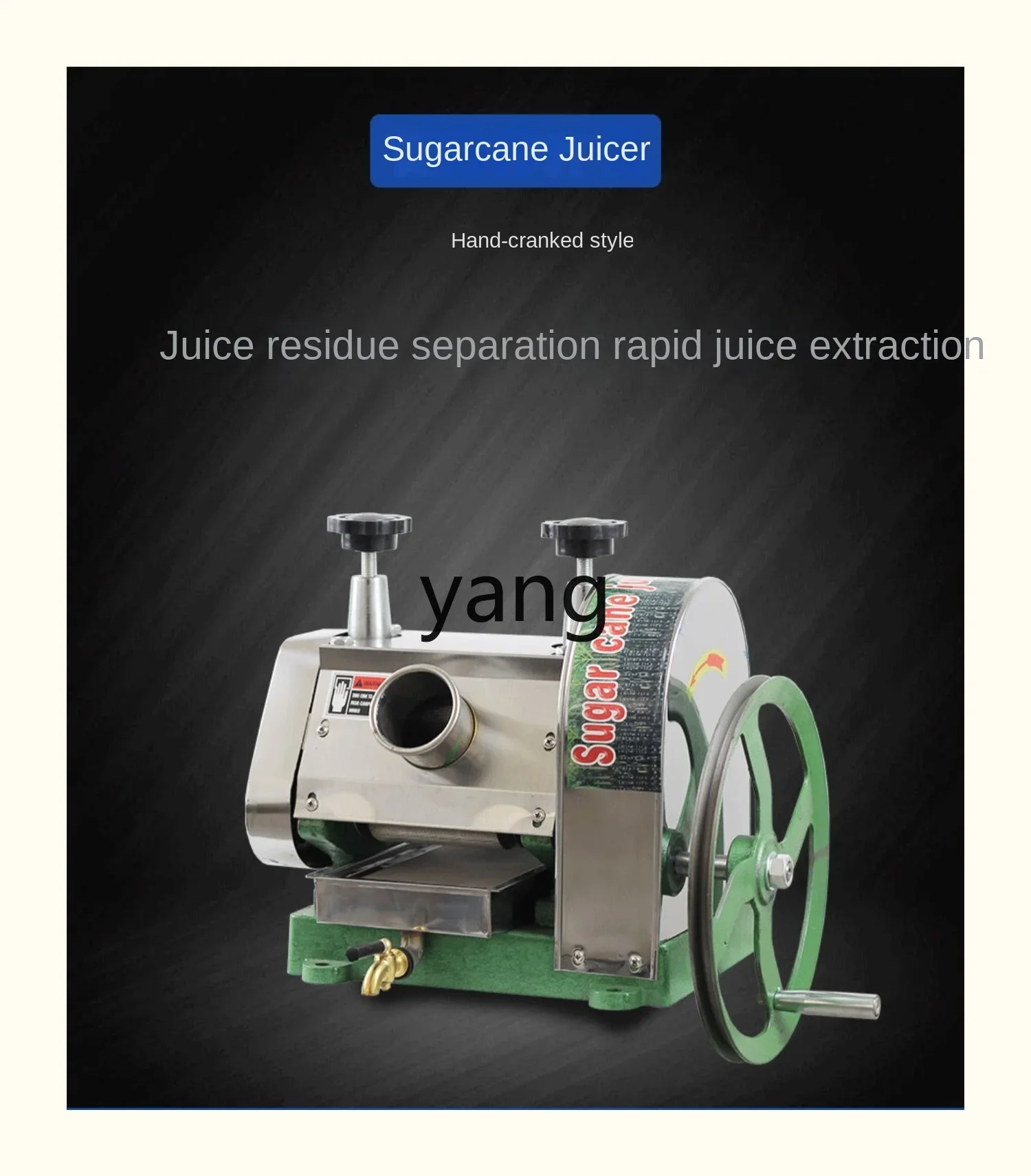 Prensa manual de caña de azúcar CX para uso doméstico y comercial - imagen 5