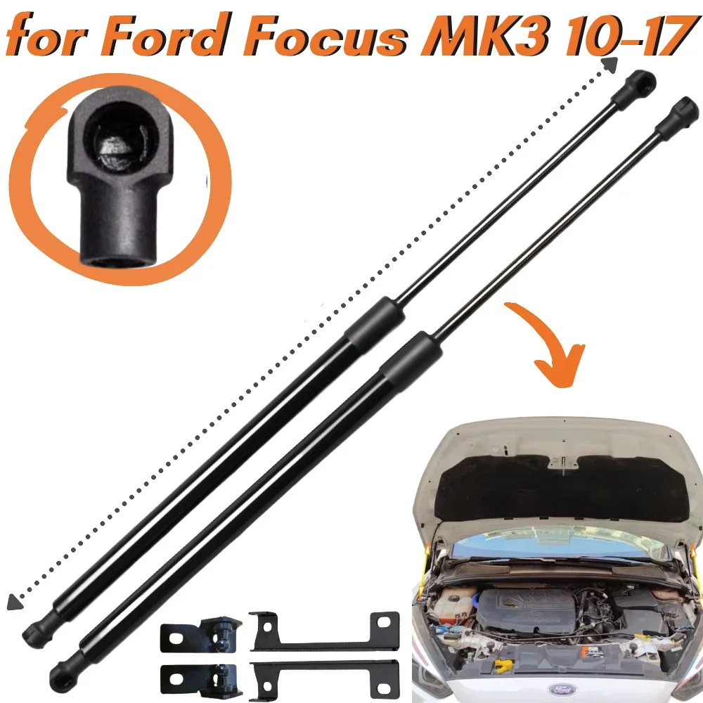 Amortiguadores de gas para capó Ford Focus Mk3 2014-2016 - imagen 2