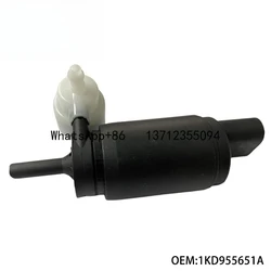 1KD955651A bomba limpia parabrisas delantera y trasera Audi VW