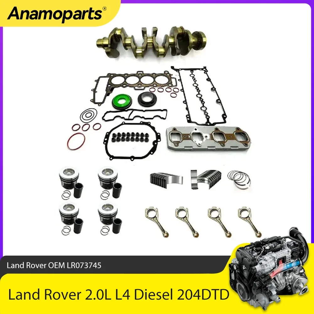 Cojinetes cigüeñal 2.0 204DTD AJ200 Land Rover Discovery Jaguar E-PACE