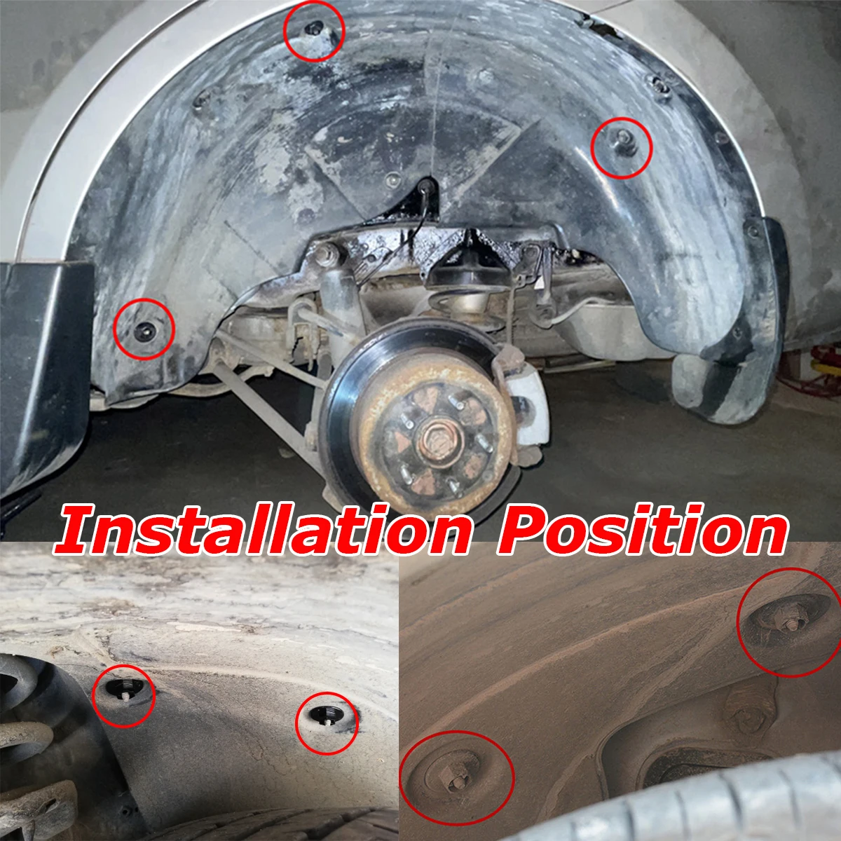 20 piezas revestimiento de Panel de guardabarros de coche, tuerca de guardabarros con Clip fijo para KIA K5 Borrego Sorento Forte IX35 Sportage K2 Hyundai Sante Fe Tucson - imagen 5