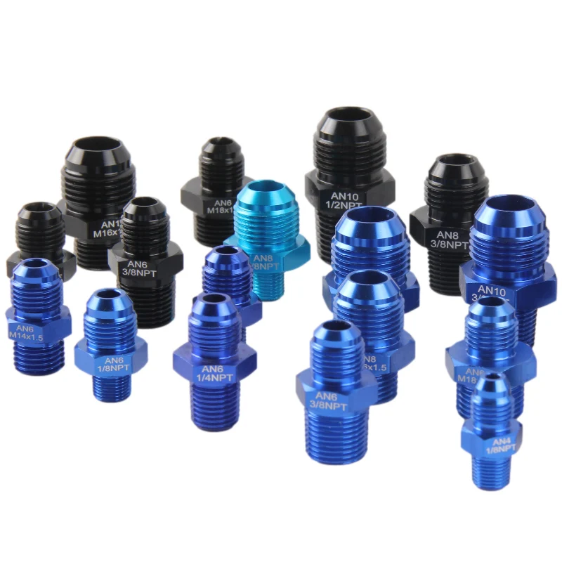 Kit Racores Combustible y Aceite M10 M12 M14 M16 AN6 AN8 AN10