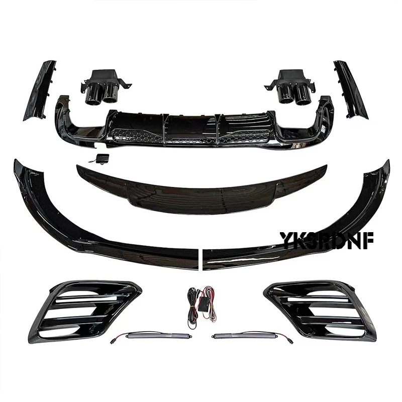 Kit tuning ABS negro brillante Mercedes Clase S W223 S400/S450 - imagen 3