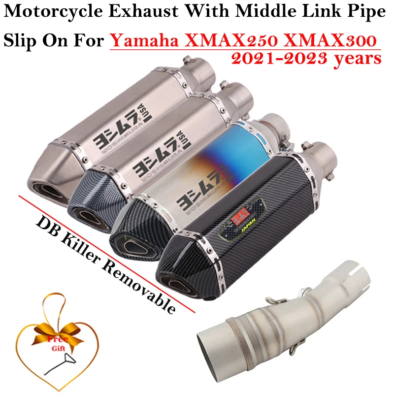 Escape de carbono para Yamaha XMAX 250/300 (2021-2023)