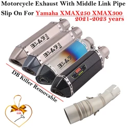 Escape de carbono para Yamaha XMAX 250/300 (2021-2023)