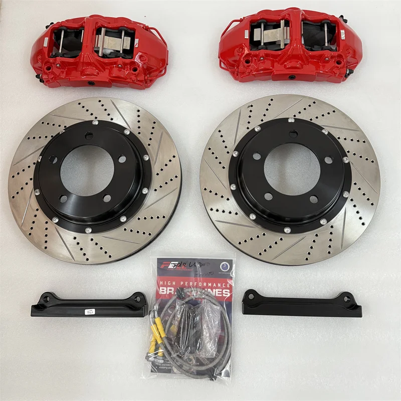 Kits de pinzas de freno personalizados de alta calidad, 6 macetas, para Volvo XC60 Toyota Pajero bmw E46 E60 E90 bmw E92 M3 Abarth audi Cooper - imagen 5