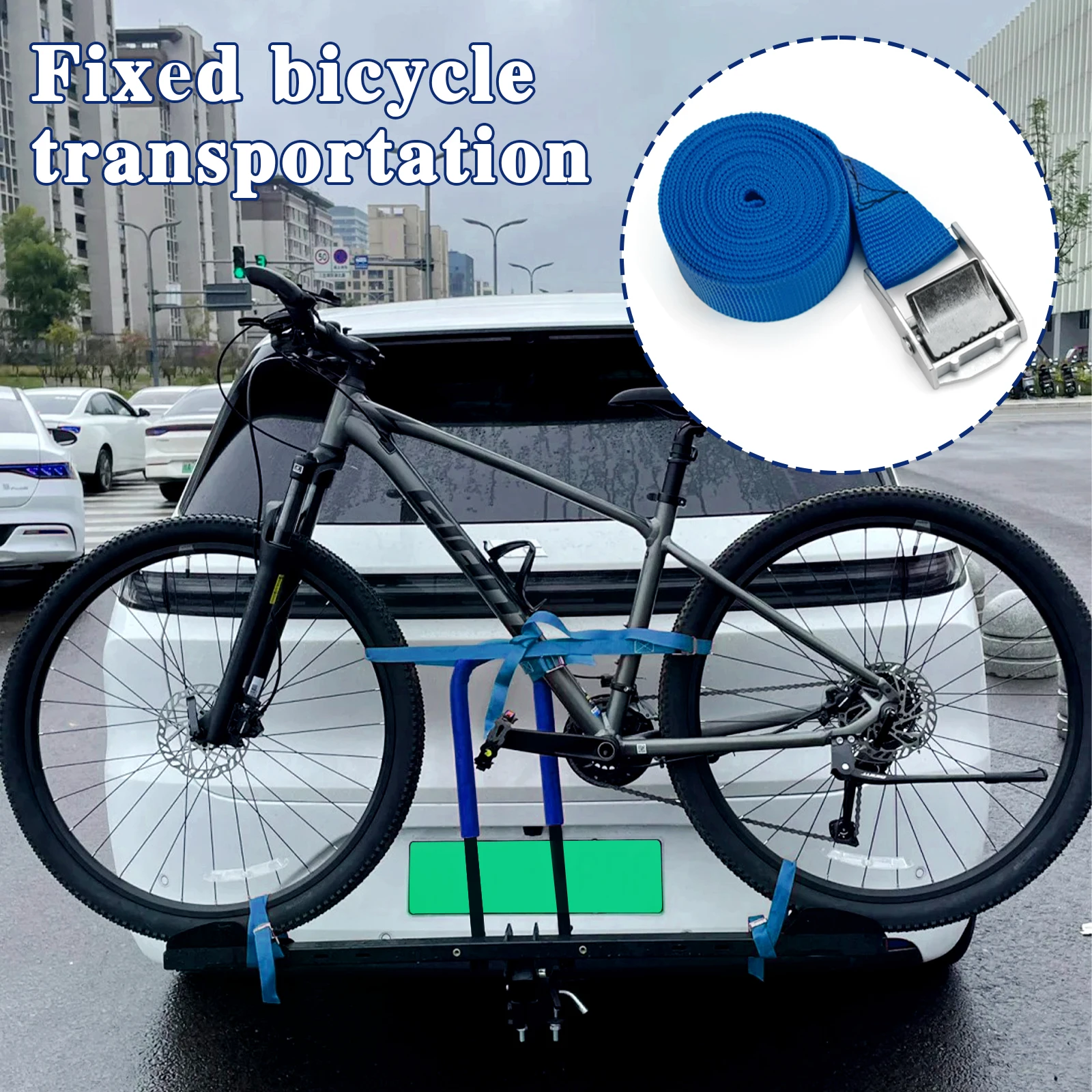 Correas de sujeción Motor para equipaje bicicleta, bloqueo - imagen 4