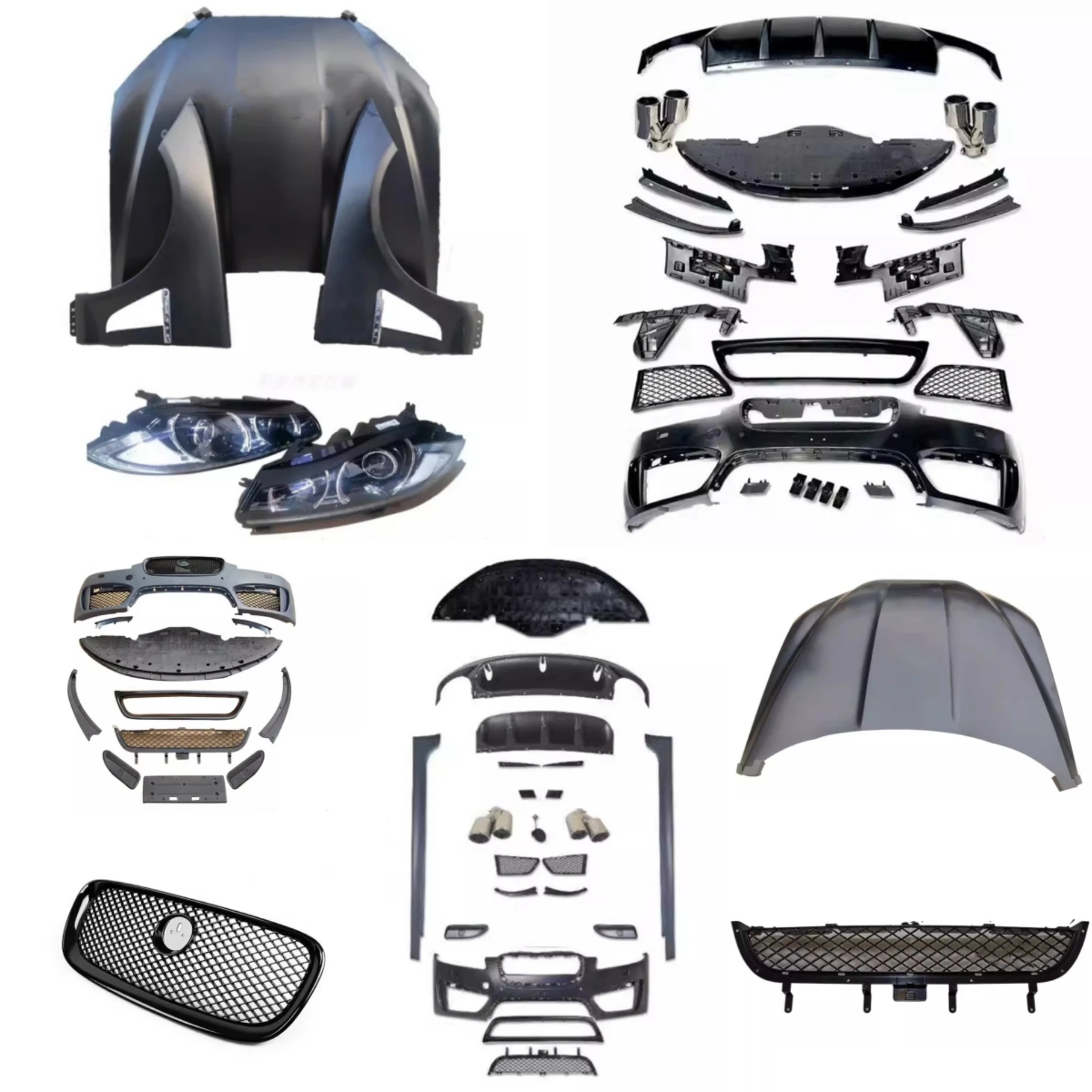 Kit de carrocería Jaguar XF 2008-2015: paragolpes y faldones