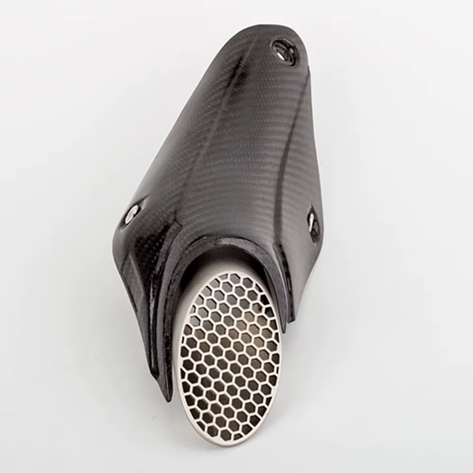 Tubo intermedio de escape con protector térmico de carbono MT-09 - imagen 3