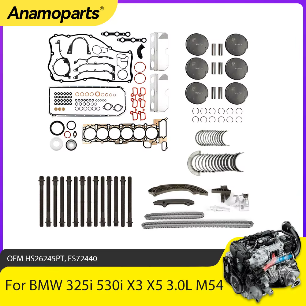 Kit de cadena de distribución M54B30 con juntas y cojinetes BMW 3.0