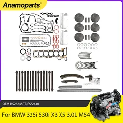 Kit de cadena de distribución M54B30 con juntas y cojinetes BMW 3.0