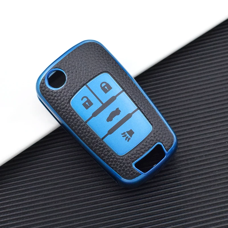 Funda de cuero TPU para llave coche - compatible Buick Chevrolet Opel - imagen 5