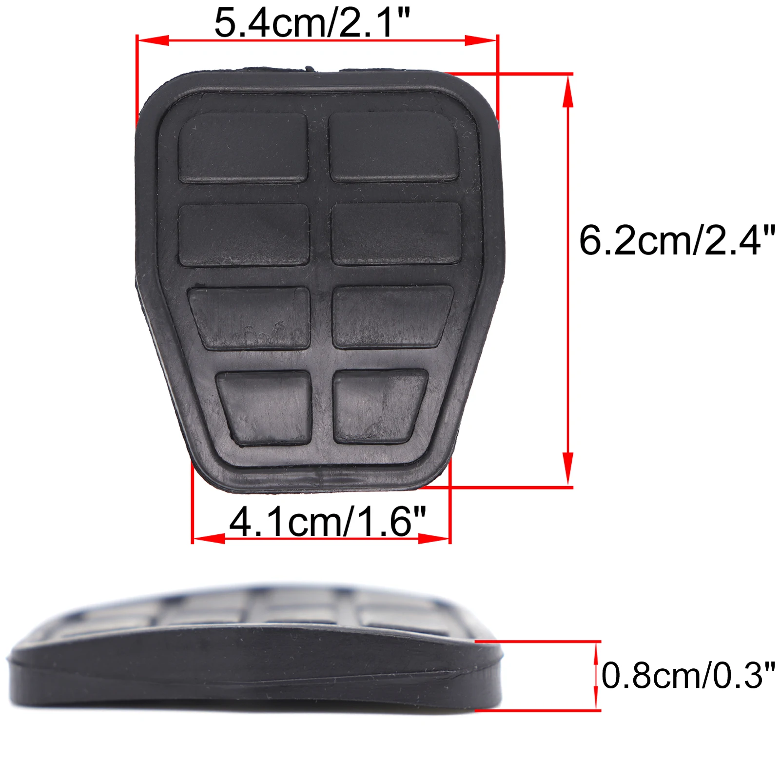 7213141 6X0721173A cubierta pedal embrague goma VW Passat B2 B3 B4 - imagen 4