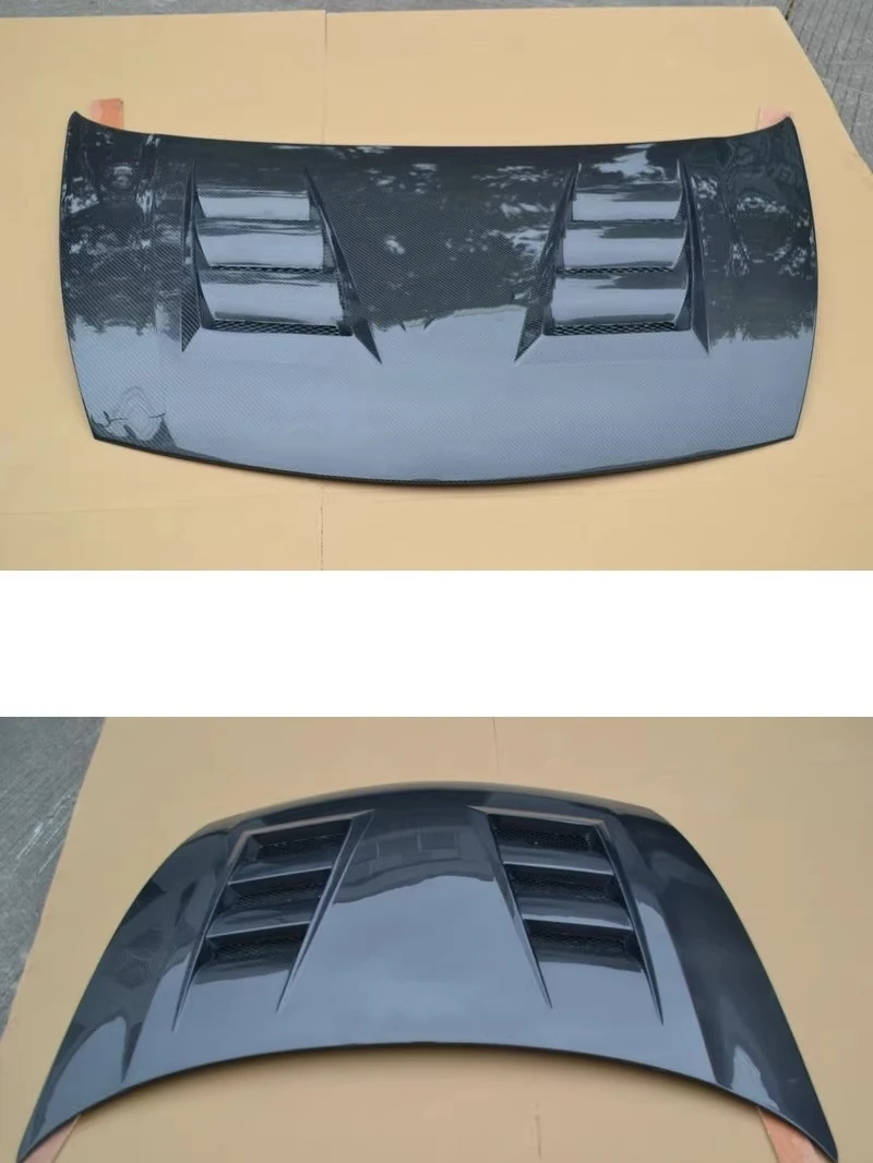 Capó de motor de fibra de carbono, capó ligero para Honda civic FD2, cubierta de motor de nuevo estilo modificado, accesorios para coche - imagen 4