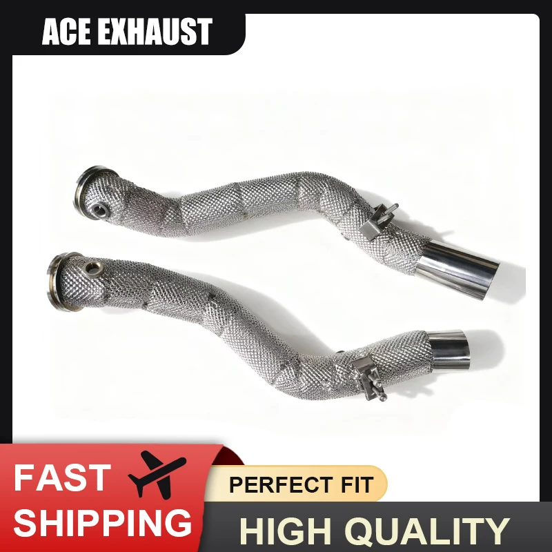 Bajante flujo libre SUS304 para Maserati Ghibli SQ4 3.0T
