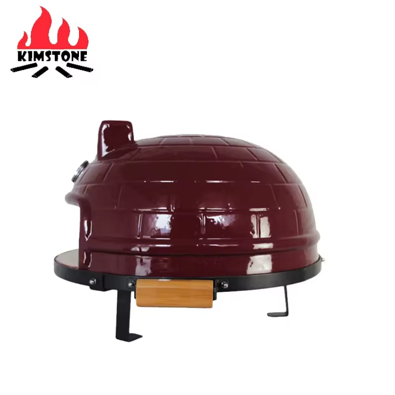 Horno de pizza portátil Kimstone 21 pulgadas con carbón y parrilla - imagen 2