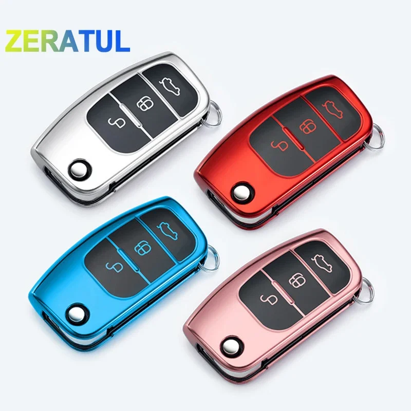 Funda para mando Ford de TPU con soporte – Focus, Fiesta y Mondeo
